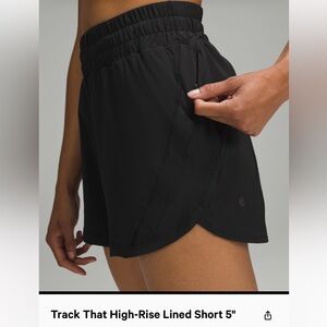 Track That High Rise Lined 5 inch Short